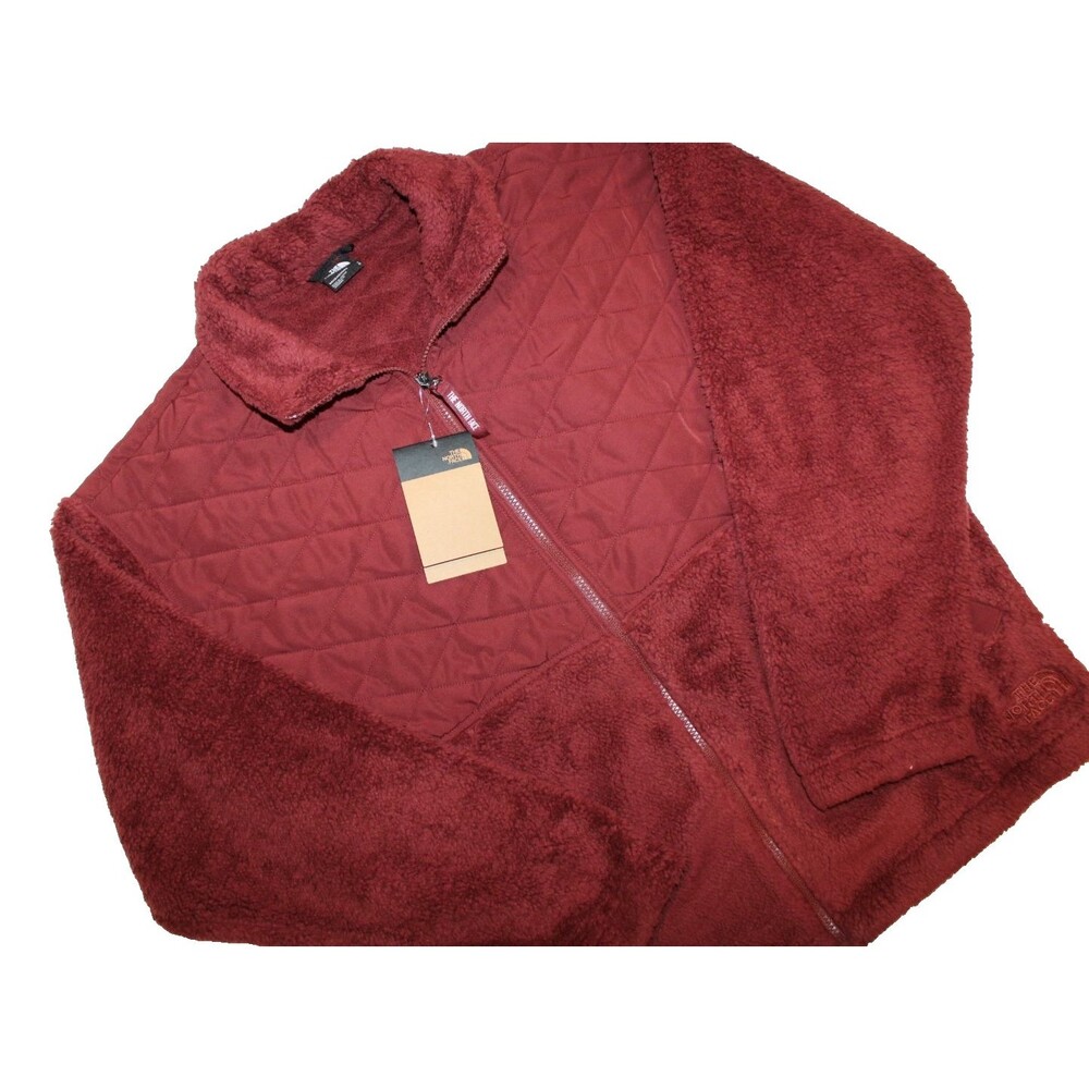 The North Face Men's Cabin Fleece Full Zip Jacket Size L SUMAC RED NWT $140